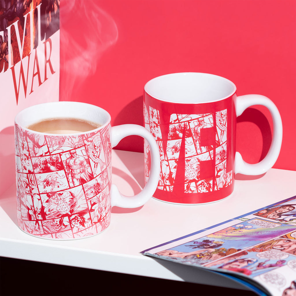 Produktbild Marvel - Comic Logo Thermoeffekt Tasse