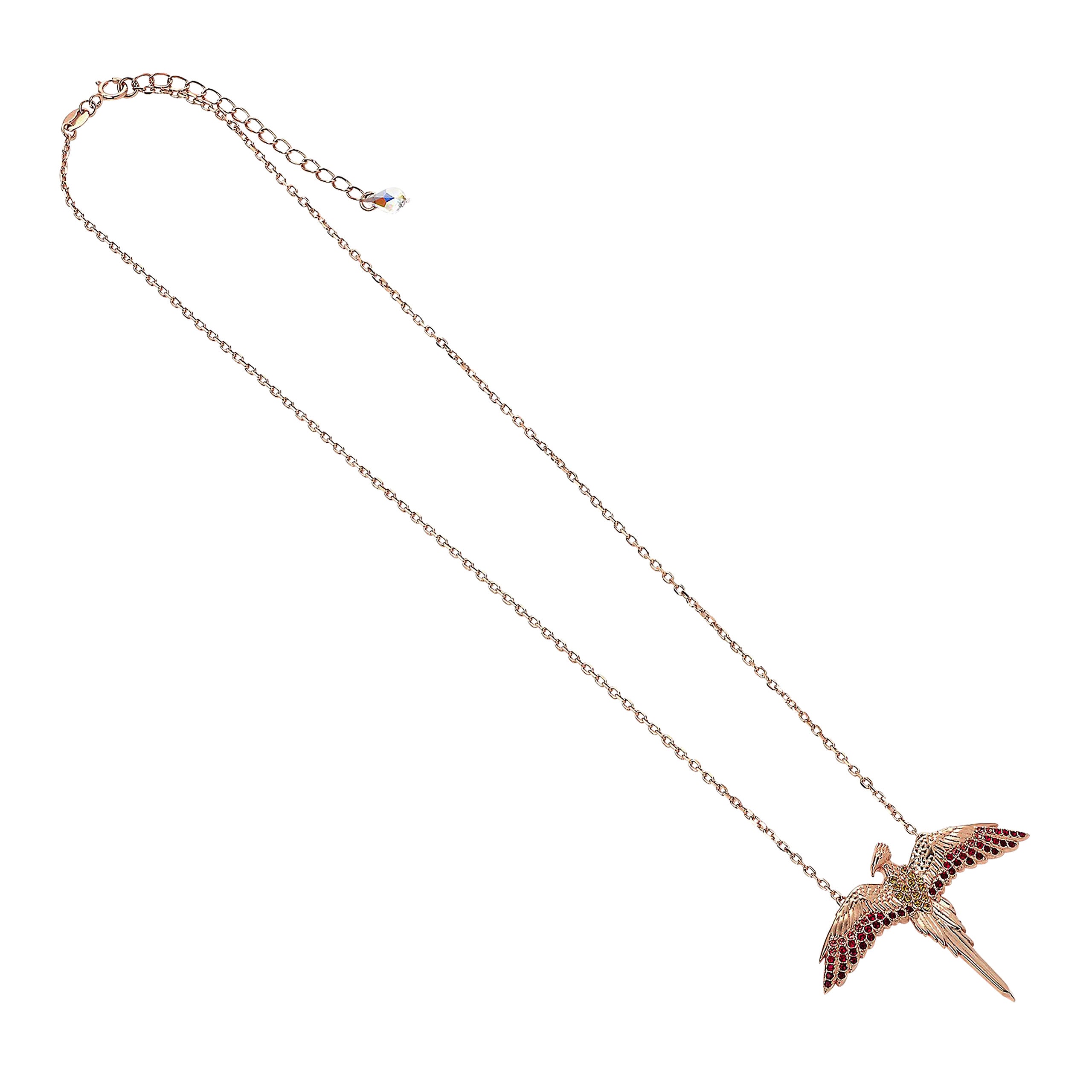 Produktbild Harry Potter - Fawkes Kette mit Kristallen