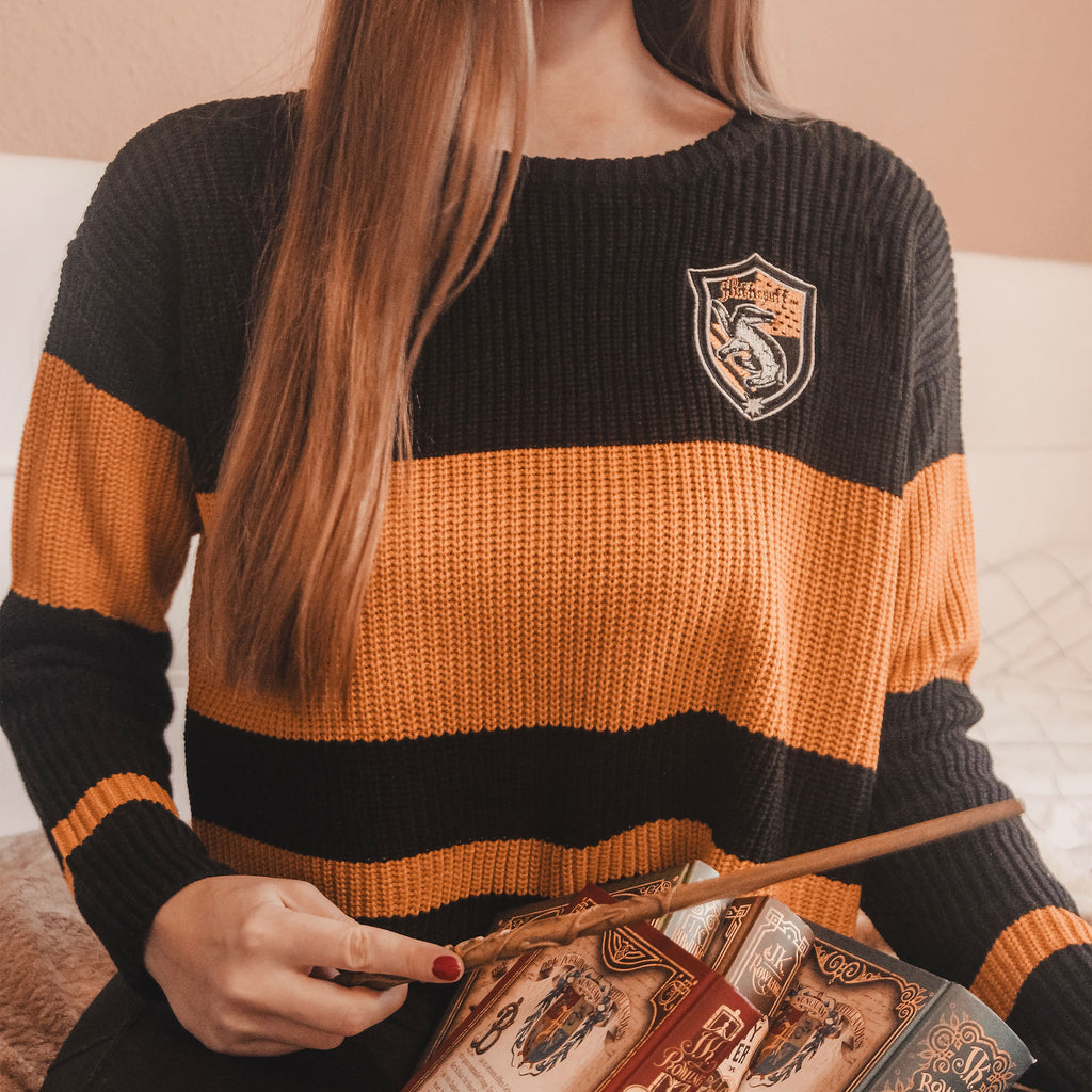 Produktbild Harry Potter - Hufflepuff Crop Sweater Damen