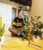 Produktbild Harry Potter - Hufflepuff Crop Sweater Damen
