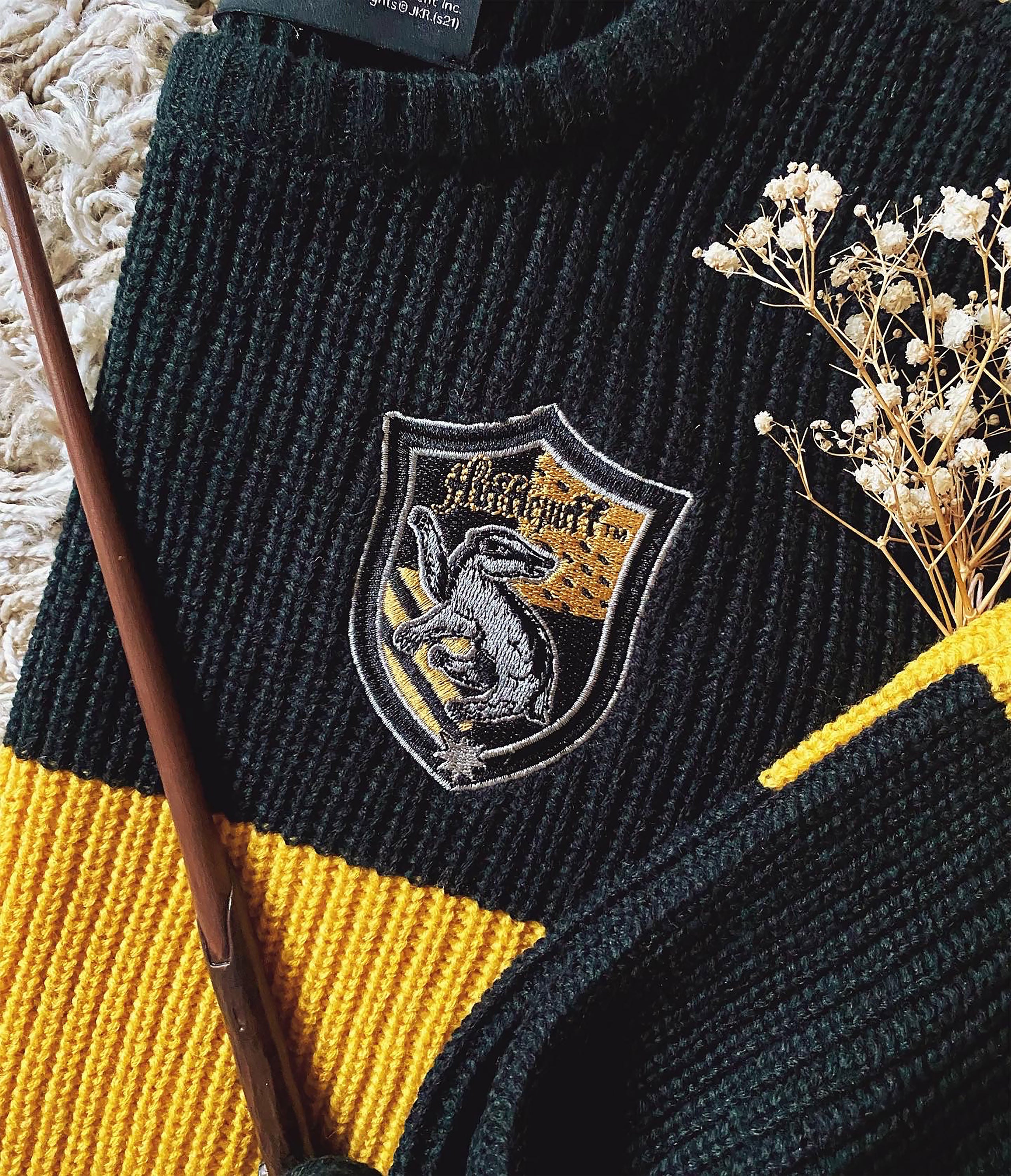 Produktbild Harry Potter - Hufflepuff Crop Sweater Damen