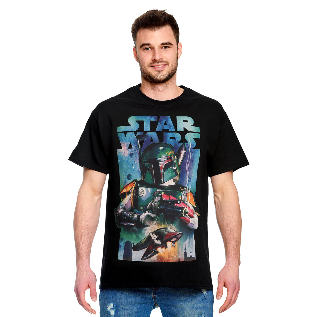 Product image Star Wars - Boba Fett with Slave I T-Shirt black