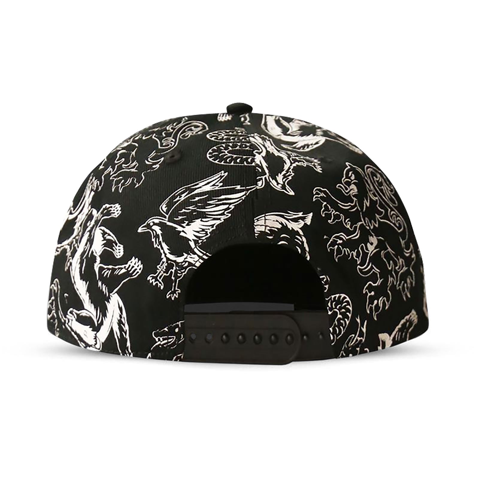 Produktbild Harry Potter - Hogwarts Wappentiere Snapback Cap schwarz-weiß