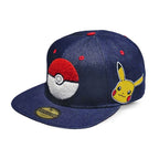Produktbild Pokemon - Pokeball Snapback Cap blau