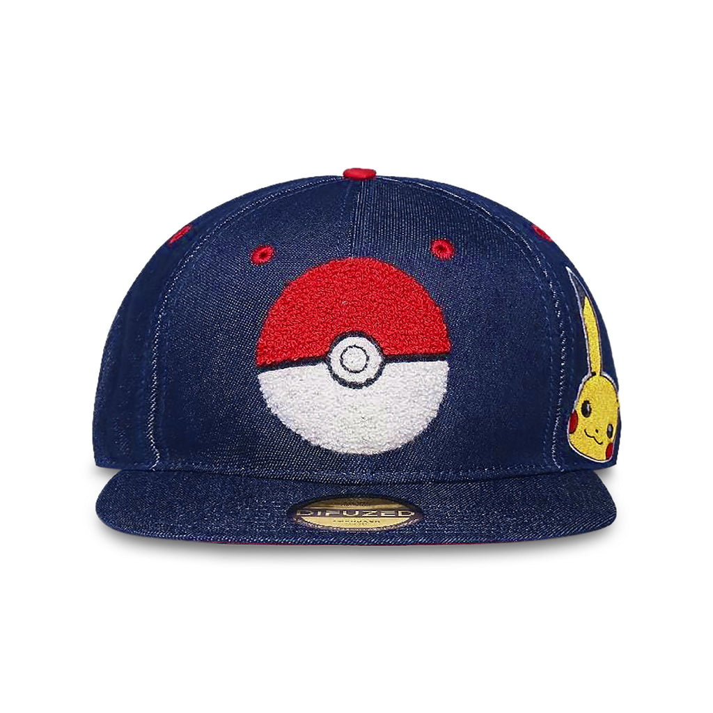Produktbild Pokemon - Pokeball Snapback Cap blau