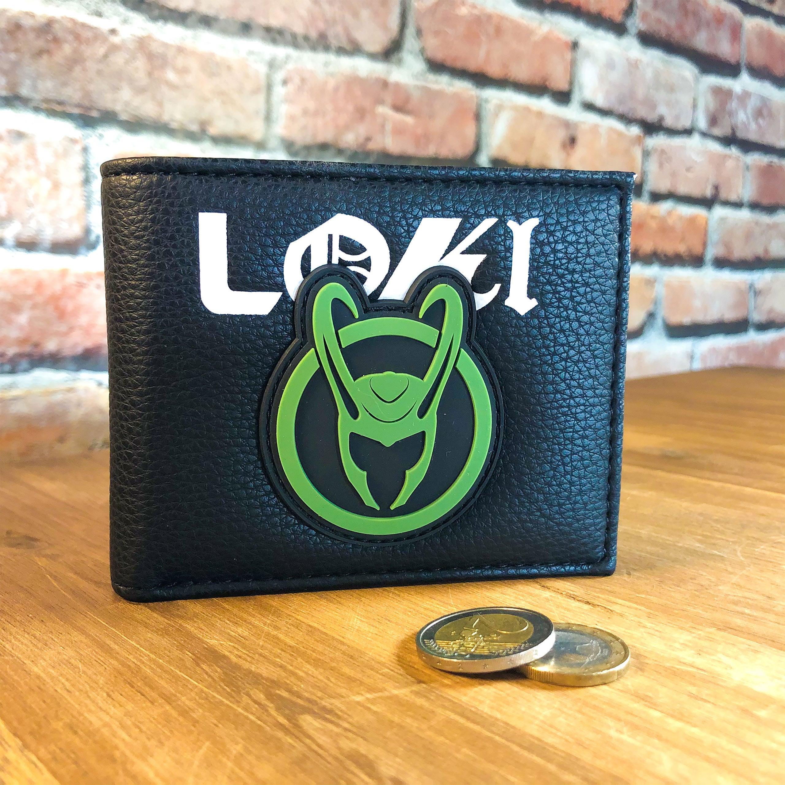 Produktbild Loki - Logo Badge Geldbörse schwarz