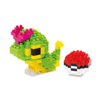 Produktbild Pokemon - Raupy mit Pokeball nanoblock Mini Baustein Figuren Set