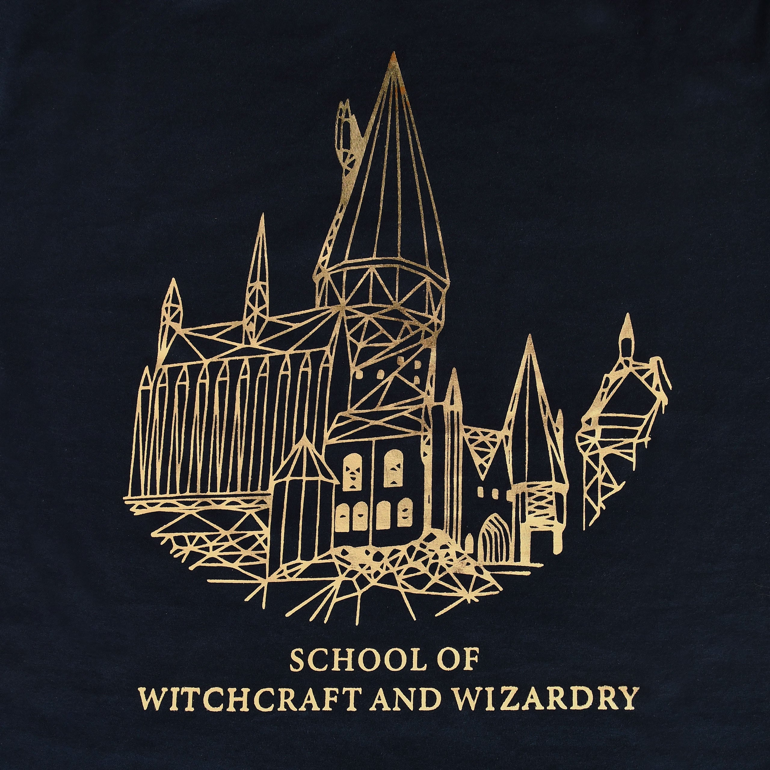 Produktbild Harry Potter - Hogwarts School T-Shirt Damen blau