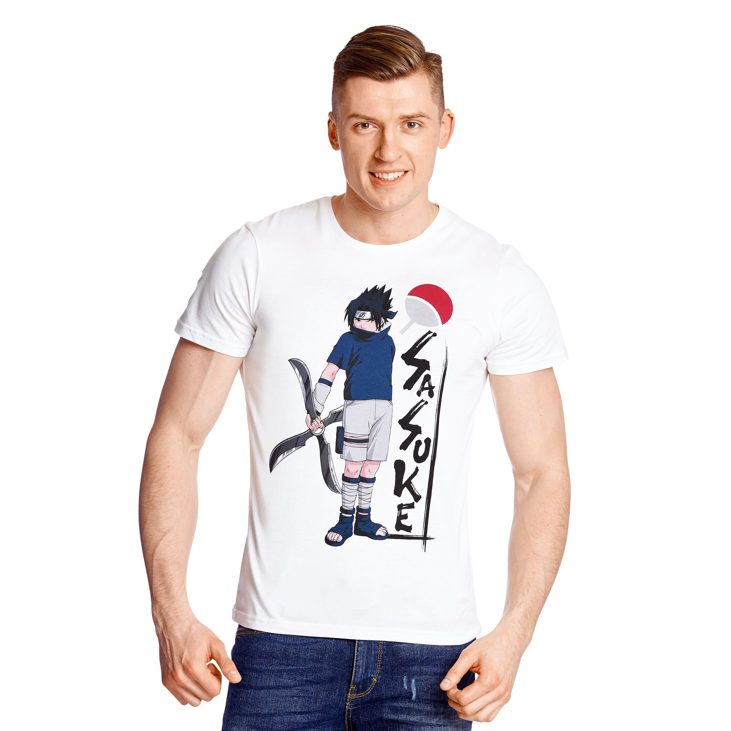 Produktbild Naruto - Sasuke Uchiha T-Shirt weiß
