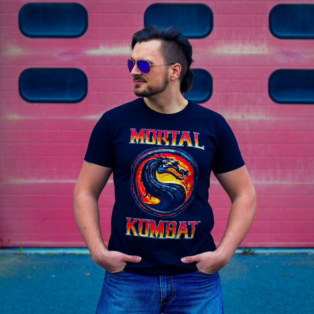 Produktbild Mortal Kombat - Logo T-Shirt schwarz