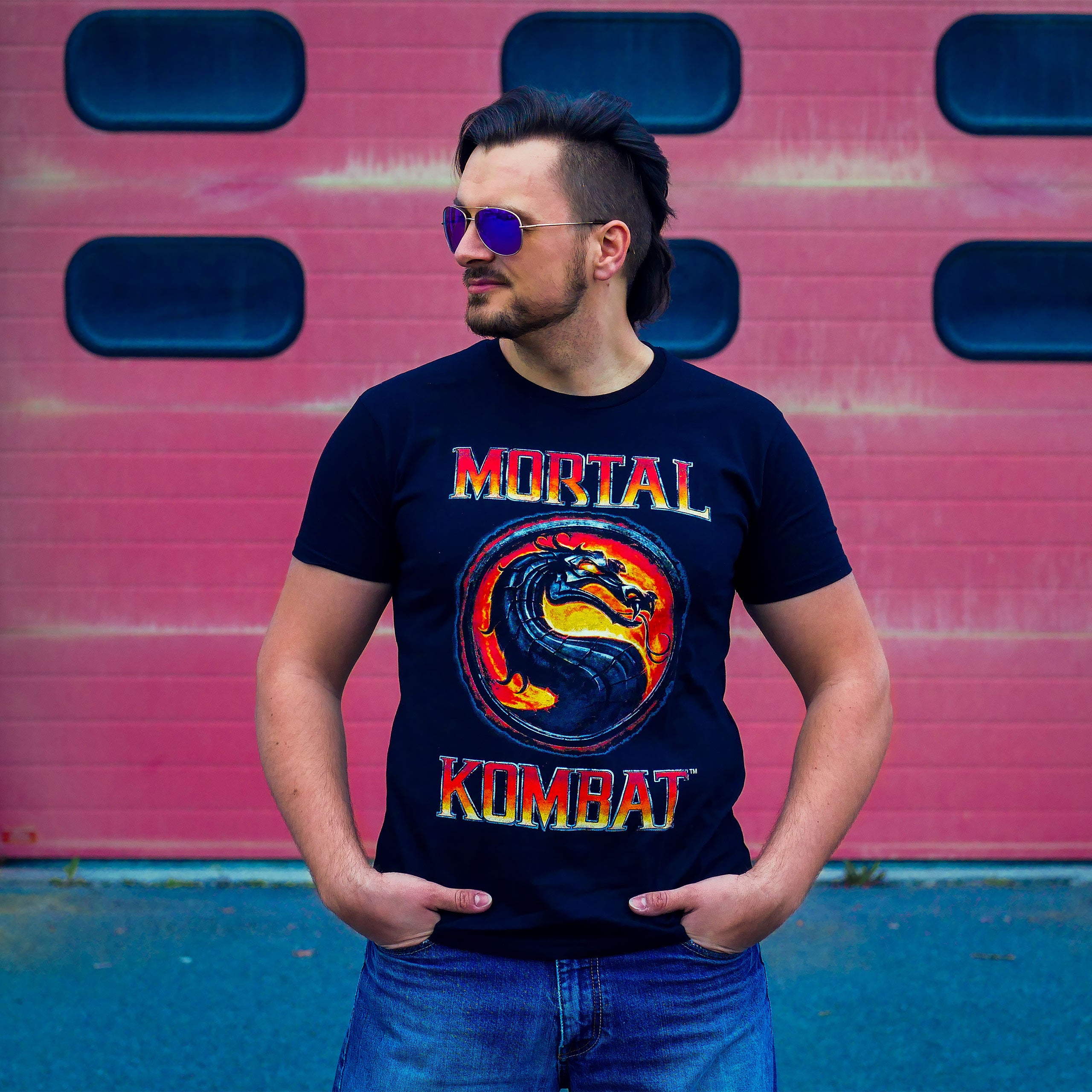Produktbild Mortal Kombat - Logo T-Shirt schwarz