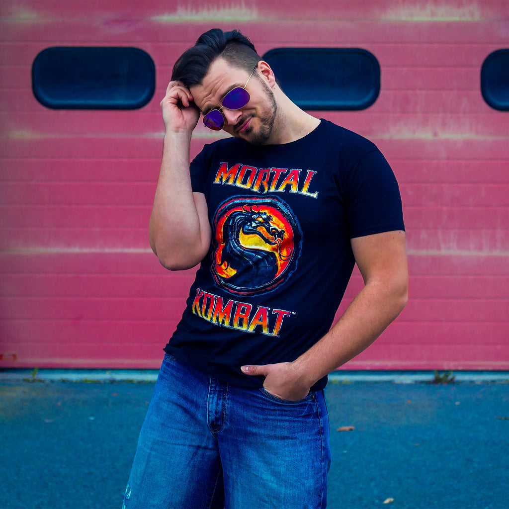 Produktbild Mortal Kombat - Logo T-Shirt schwarz