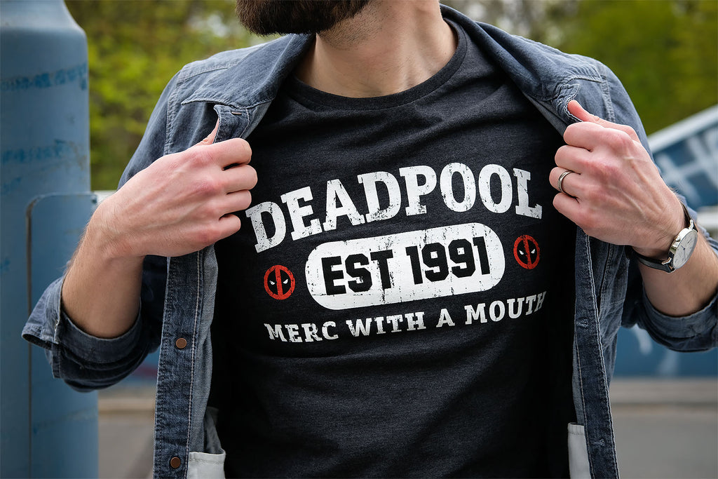 Produktbild Deadpool - Est 1991 T-Shirt grau