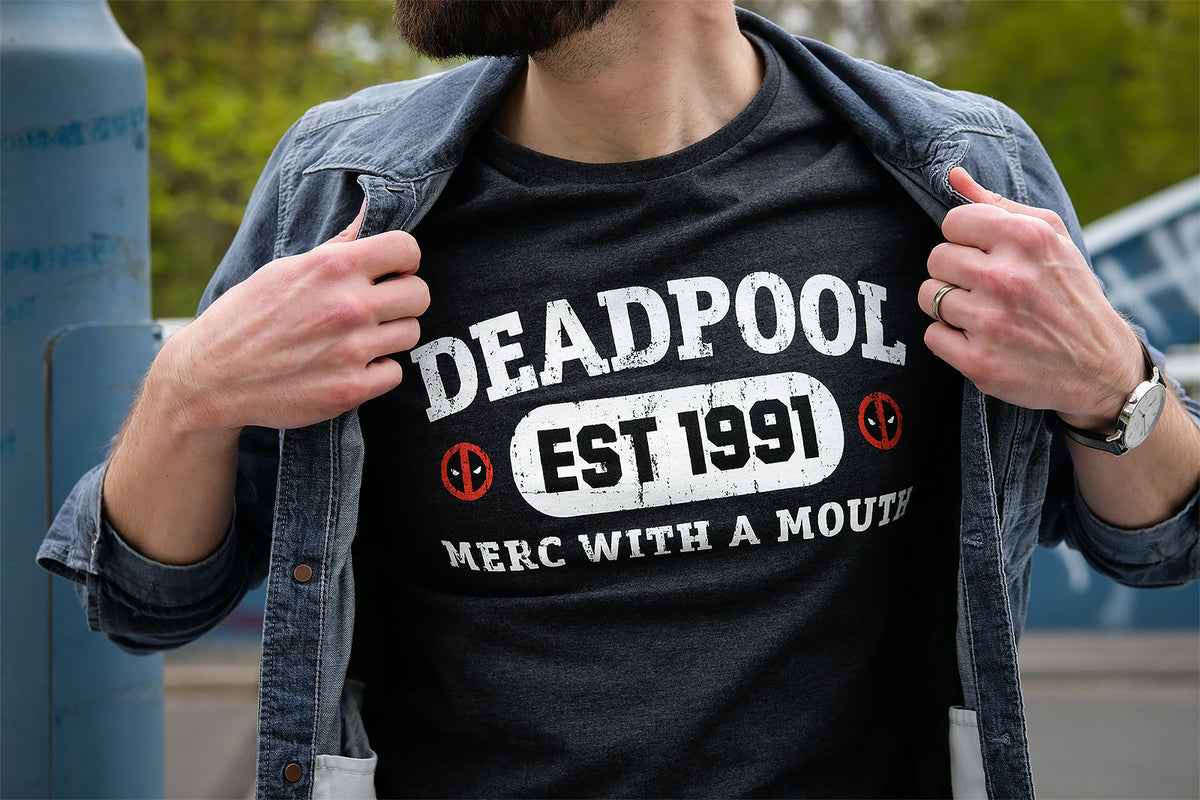 Produktbild Deadpool - Est 1991 T-Shirt grau