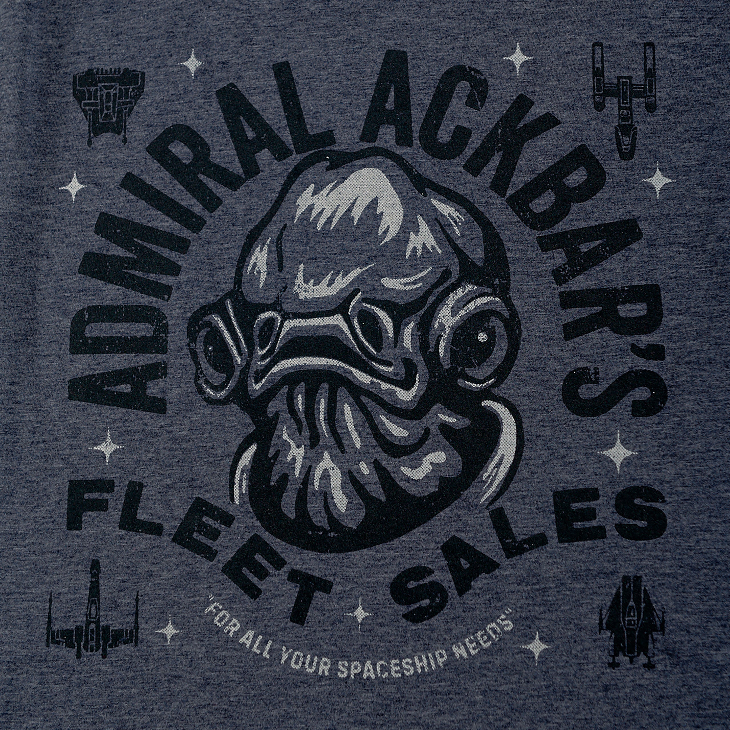 Produktbild Star Wars - Admiral Ackbar's Fleet Sales T-Shirt blau