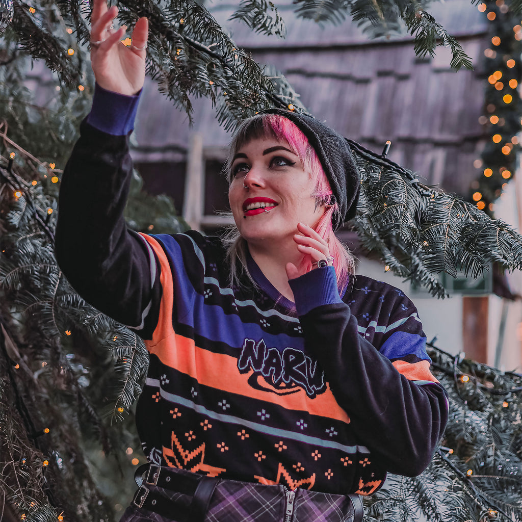 Produktbild Naruto - Konoha Symbol Strickpullover