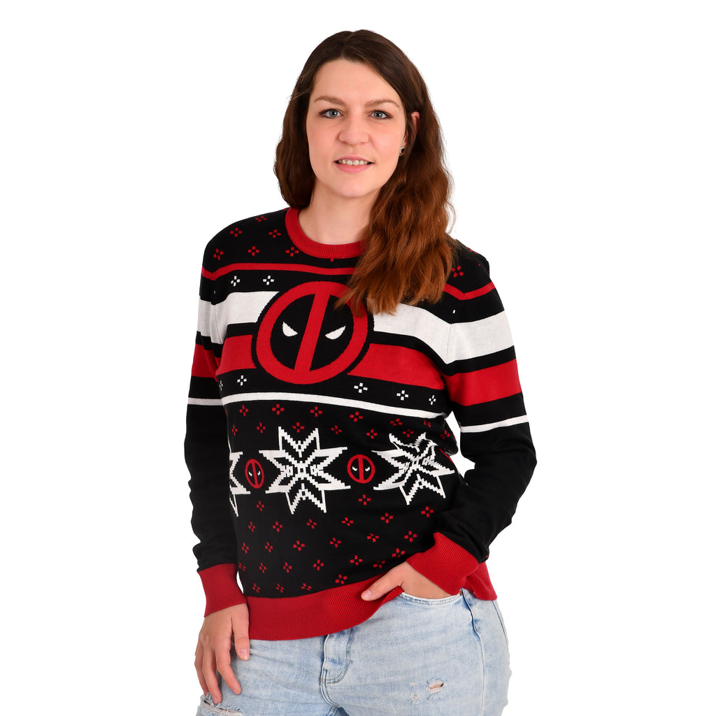 Produktbild Deadpool - Logo Strickpullover