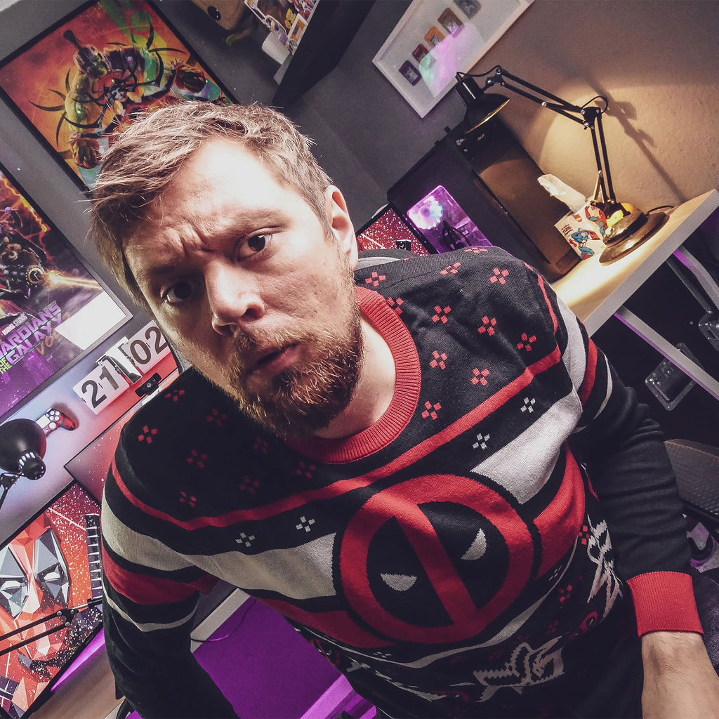 Produktbild Deadpool - Logo Strickpullover