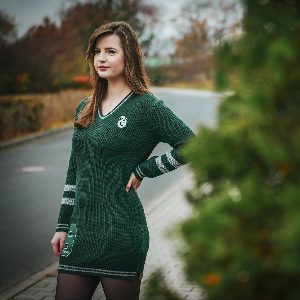 Produktbild Harry Potter - Slytherin Strickkleid grün