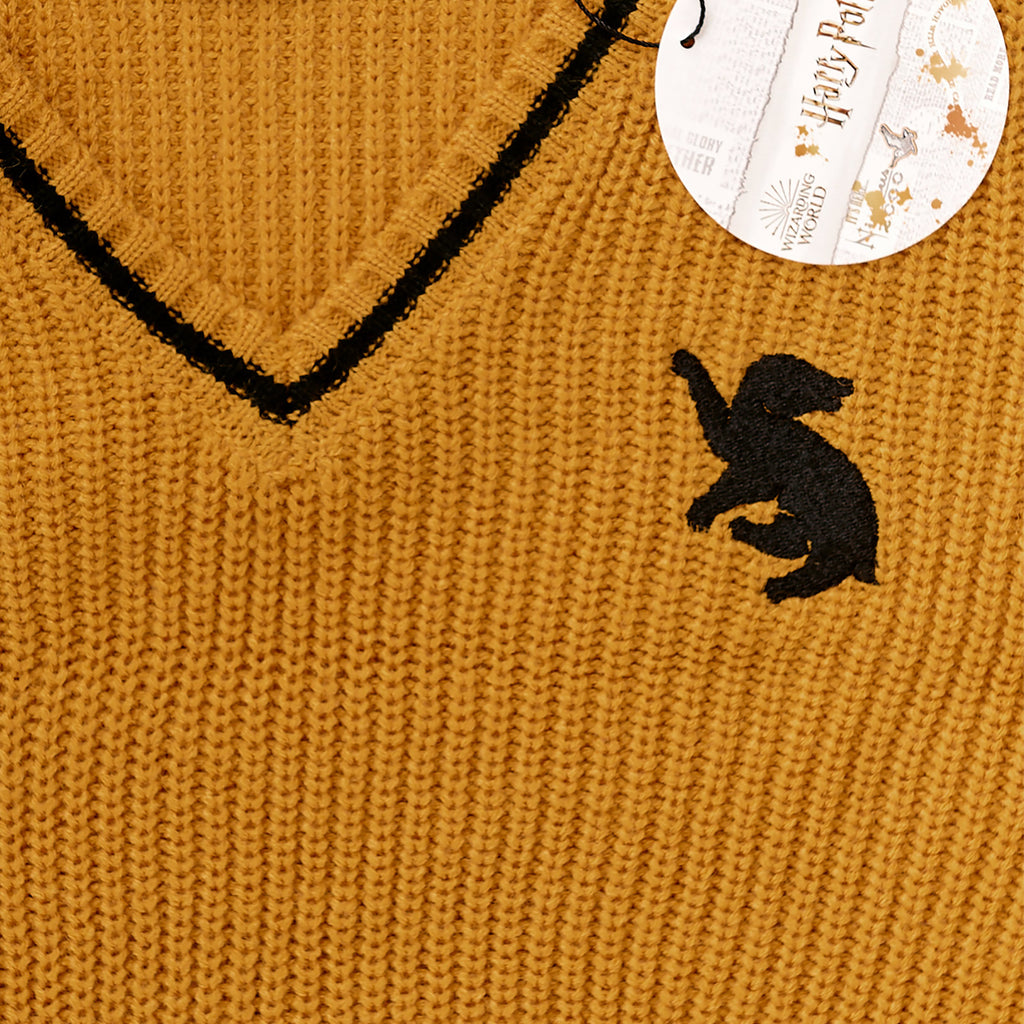 Produktbild Harry Potter - Hufflepuff Strickkleid gelb