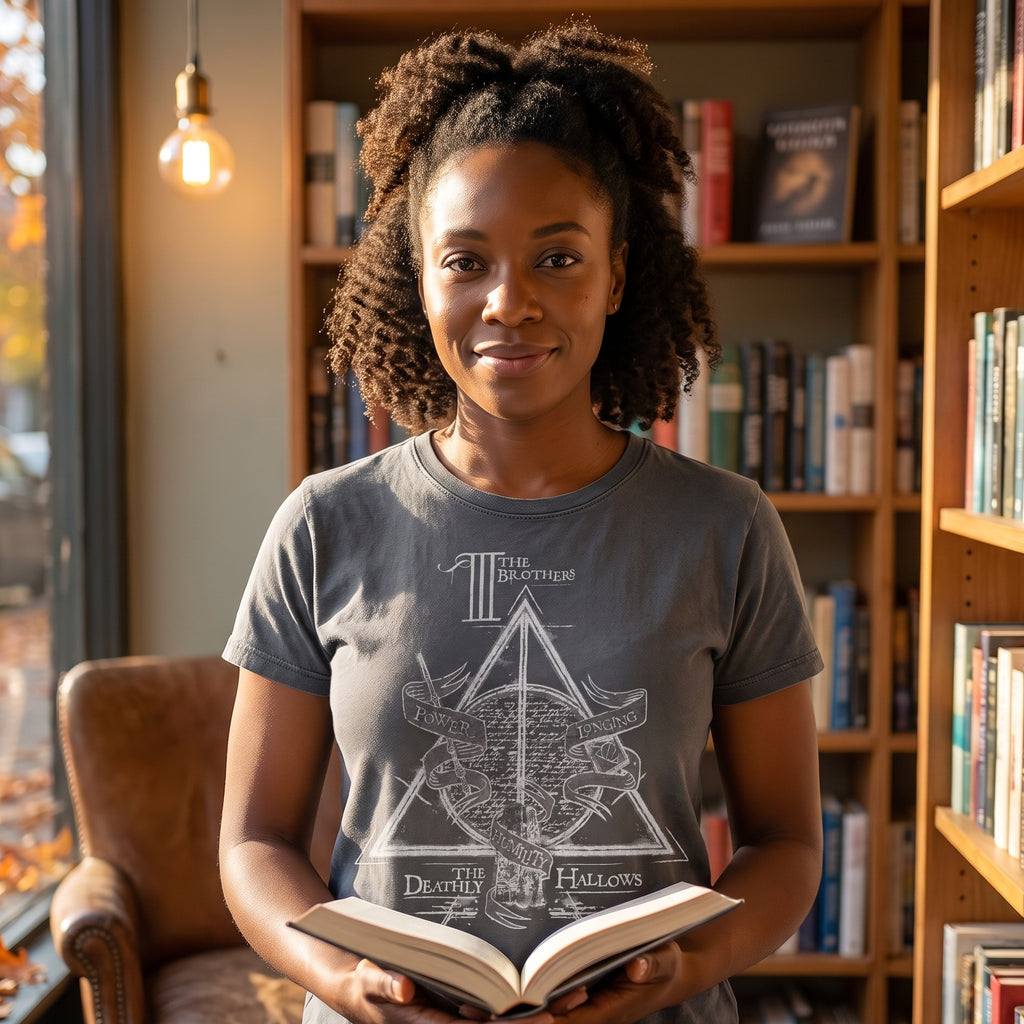 Produktbild Harry Potter - Heiligtümer des Todes T-Shirt Damen grau