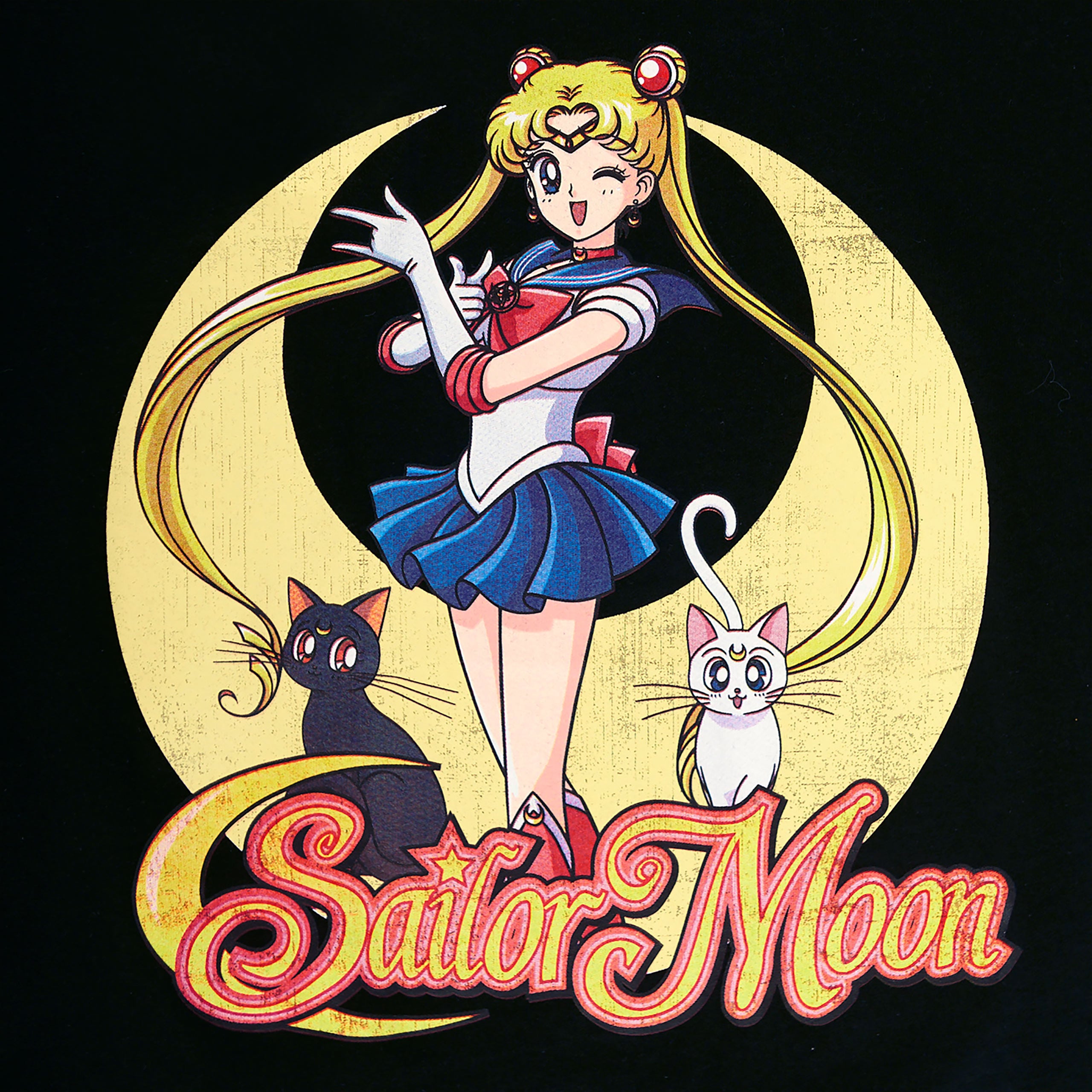 Produktbild Sailor Moon - Pose T-Shirt Damen schwarz