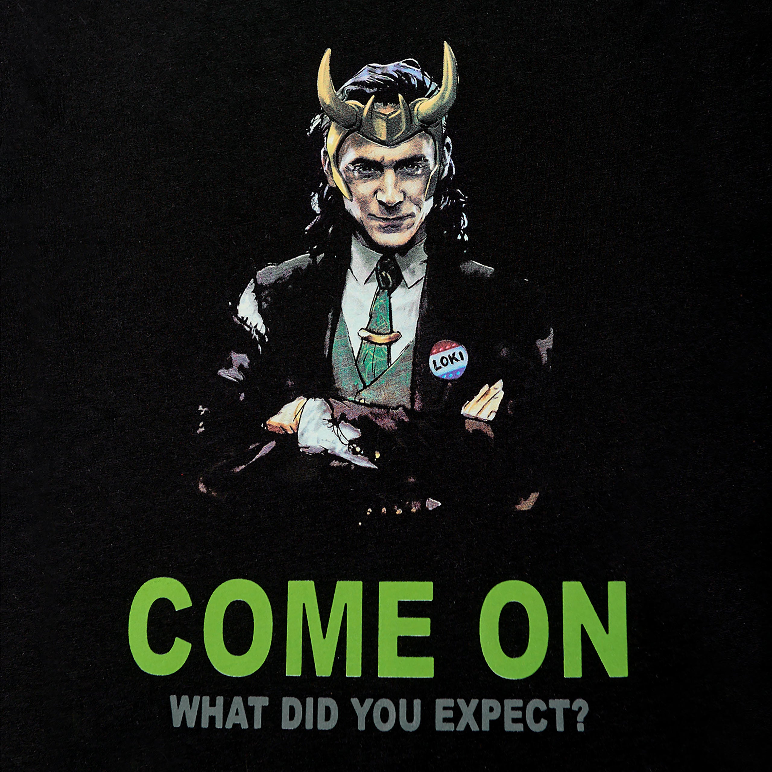 Produktbild Loki - Come on T-Shirt schwarz