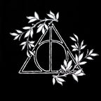 Produktbild Heiligtümer des Todes Pyjama Damen kurz mit Spitze - Harry Potter