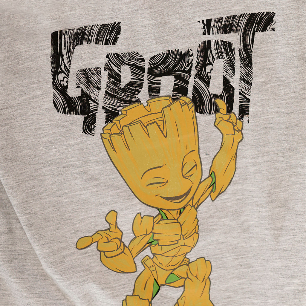 Produktbild Dancing Groot Pyjama Damen kurz mit Spitze - Guardians of the Galaxy