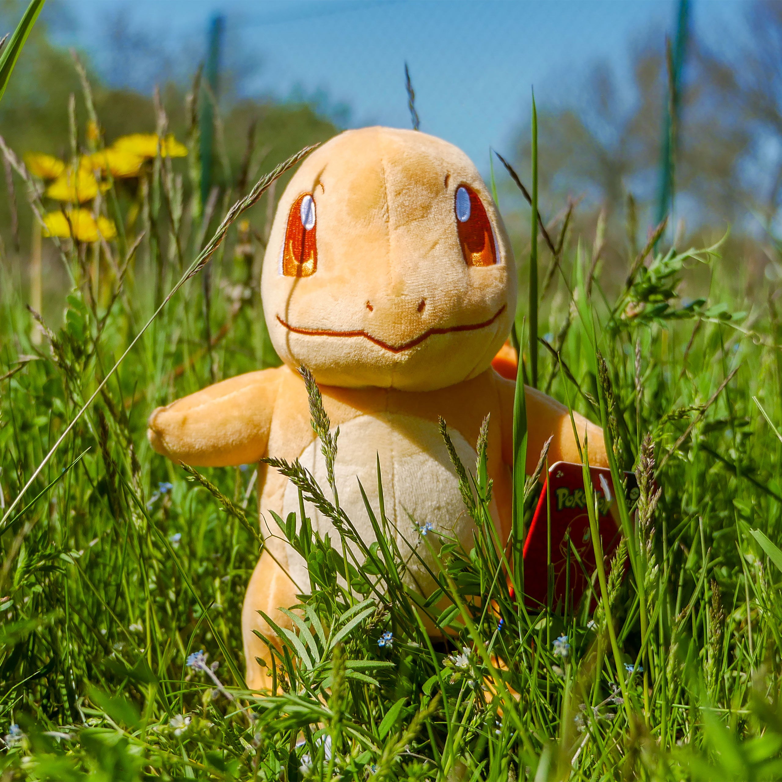 Produktbild Pokemon - Glumanda Monochrom Plüsch Figur 22 cm