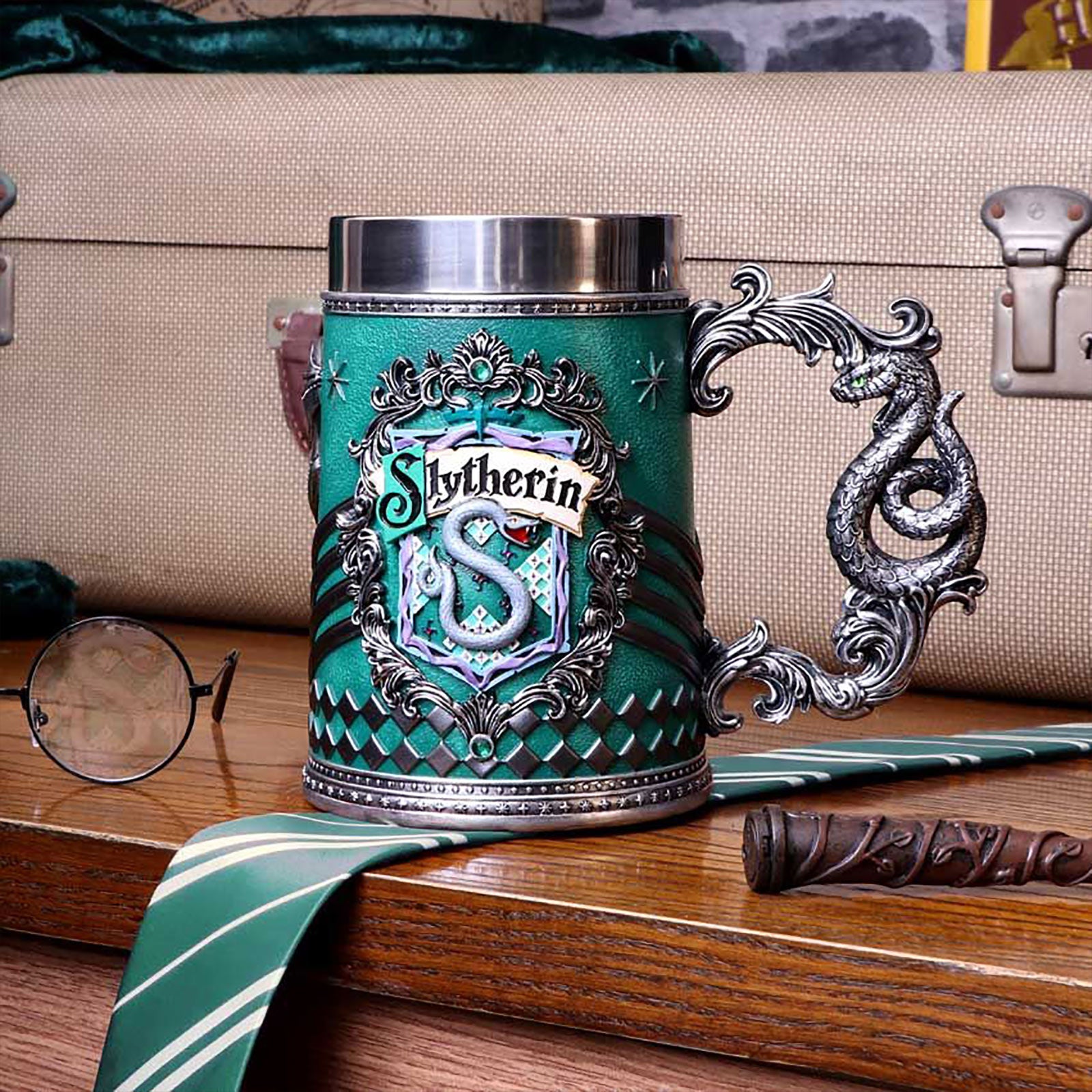 Produktbild Harry Potter - Slytherin Logo Krug deluxe