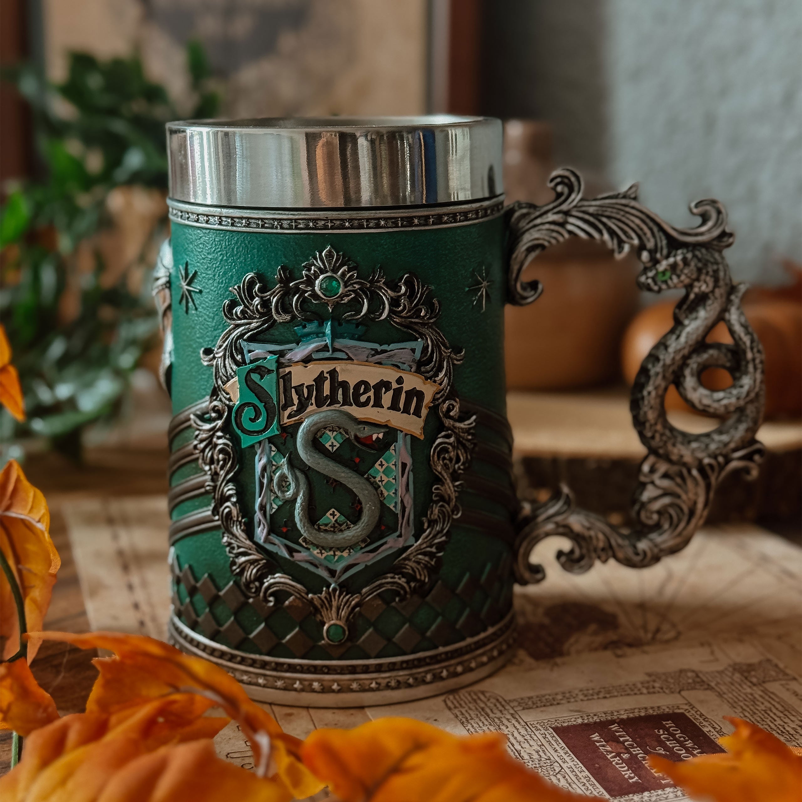Produktbild Harry Potter - Slytherin Logo Krug deluxe
