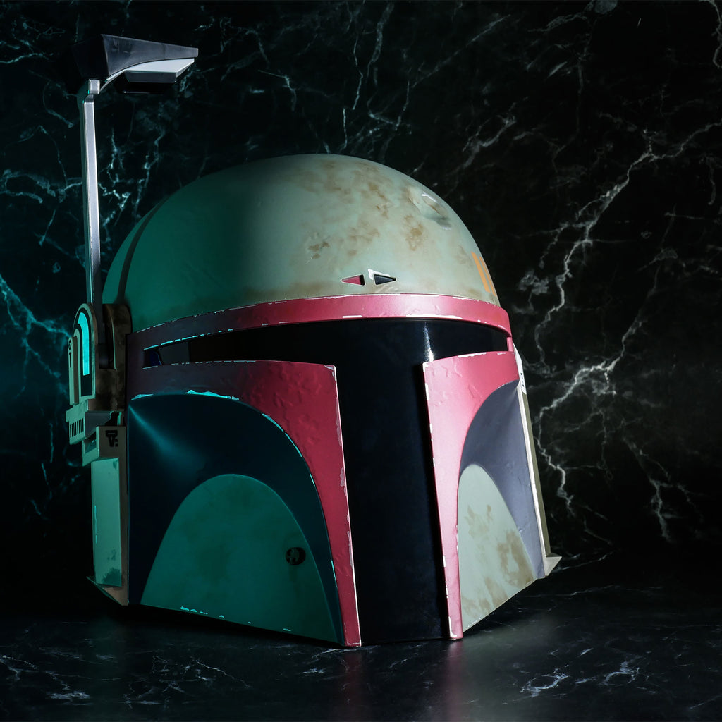 Produktbild Boba Fett Premium Helm Replik Re-Armored mit Lichteffekten - Star Wars