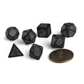 Produktbild Witcher - Yennefer Obsidian Star RPG Würfel Set 7tlg mit Sammlermünze