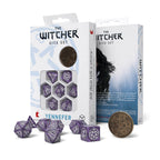 Produktbild Witcher - Yennefer Lilac & Gooseberries RPG Würfel Set 7tlg mit Sammlermünze