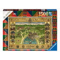 Produktbild Harry Potter - Hogwarts Karte Puzzle 1500 Teile