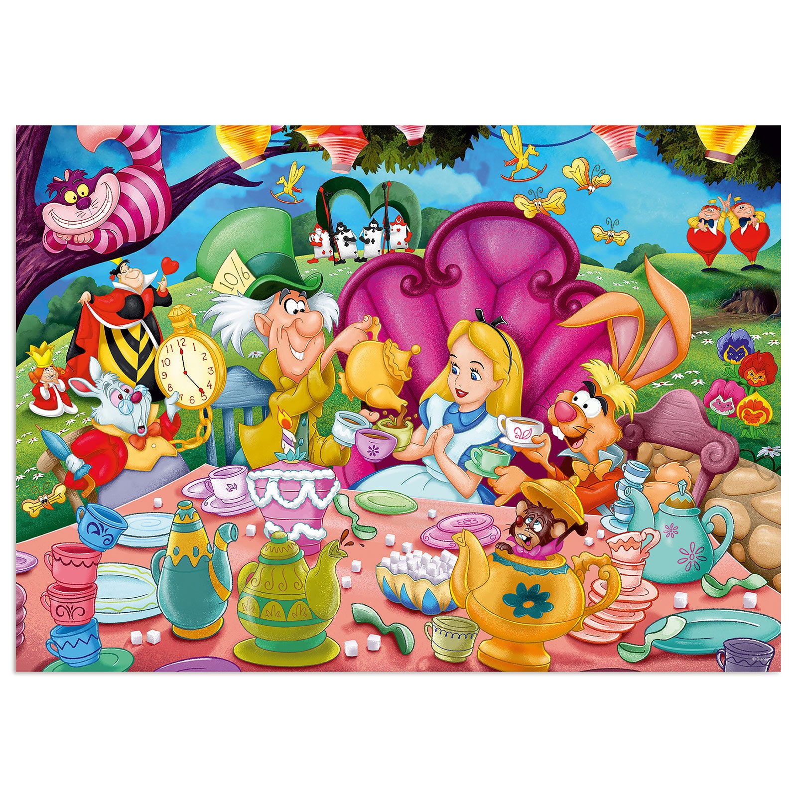 Produktbild Alice im Wunderland - Tea Time Puzzle 1000 Teile