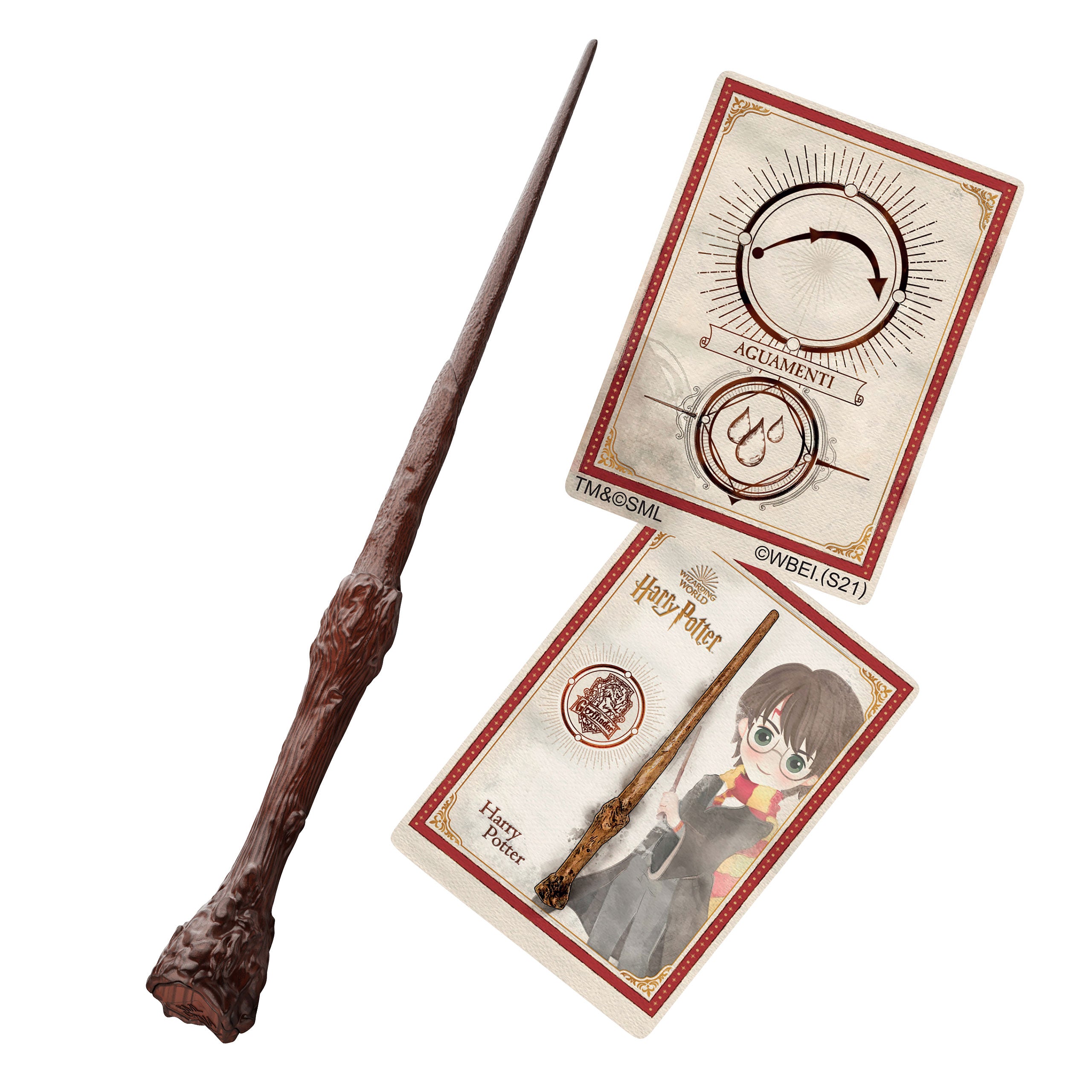 Produktbild Harry Potter - Zauberstab mit Zauberspruchkarte