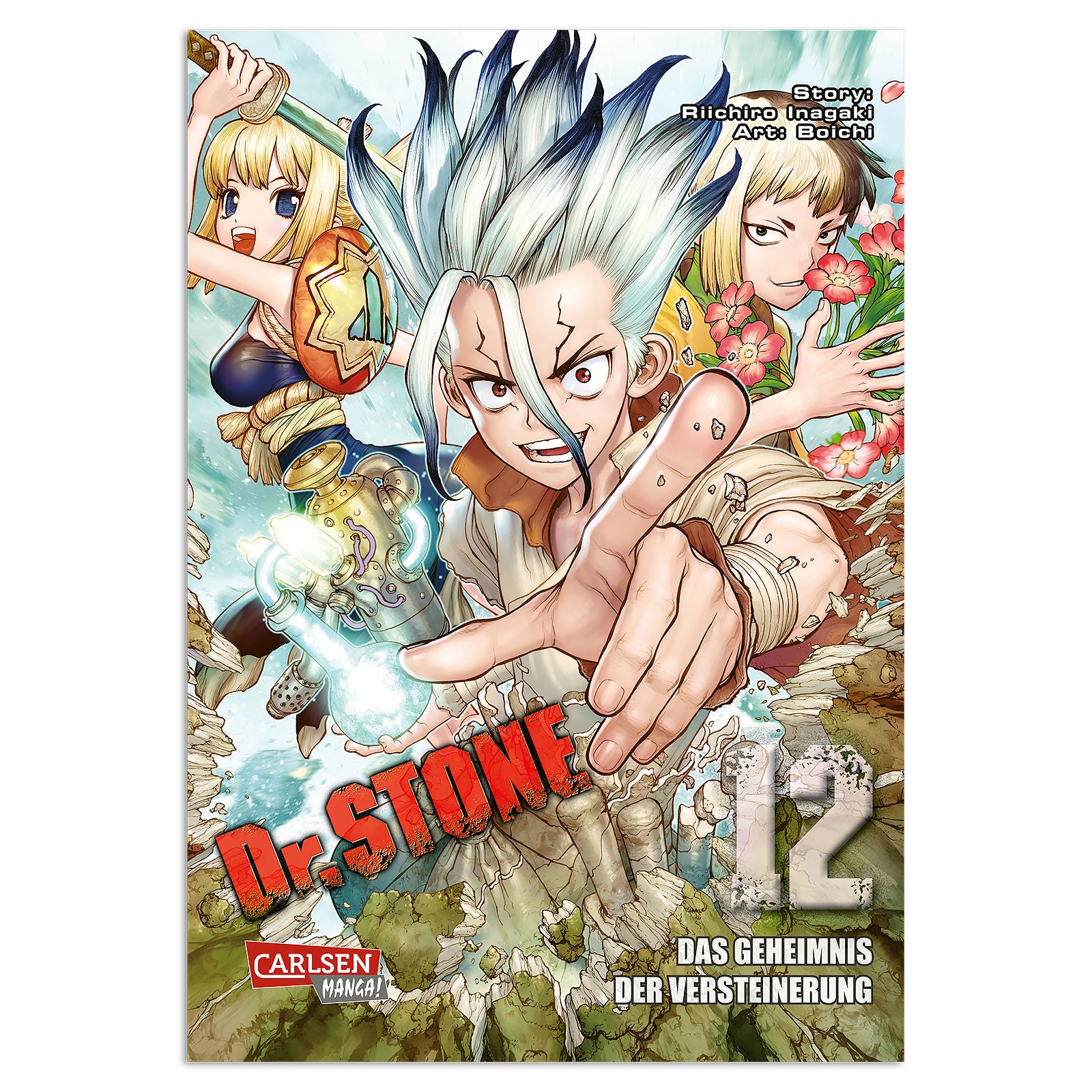 Produktbild Dr. Stone - Das Geheimnis der Versteinerung Band 12 Taschenbuch