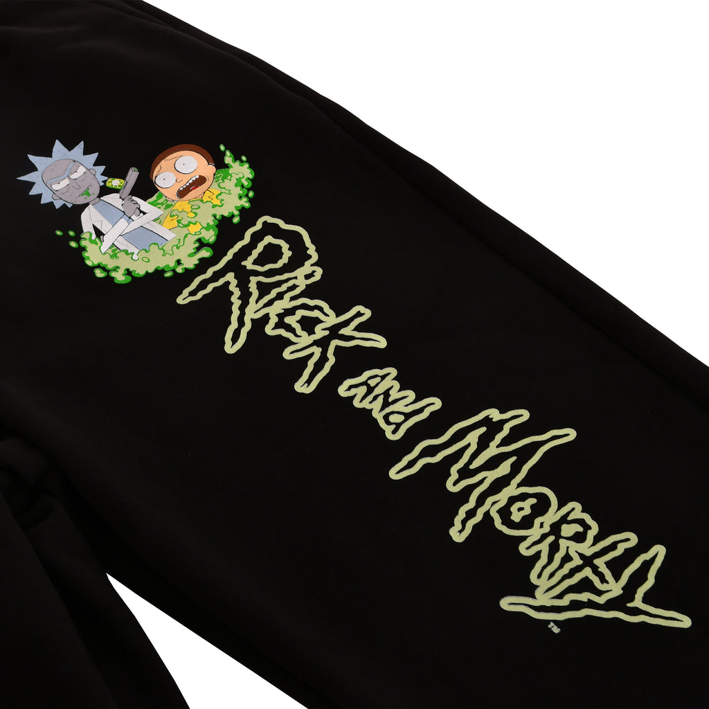 Produktbild Rick and Morty - Logo Sweathose Glow in the Dark schwarz