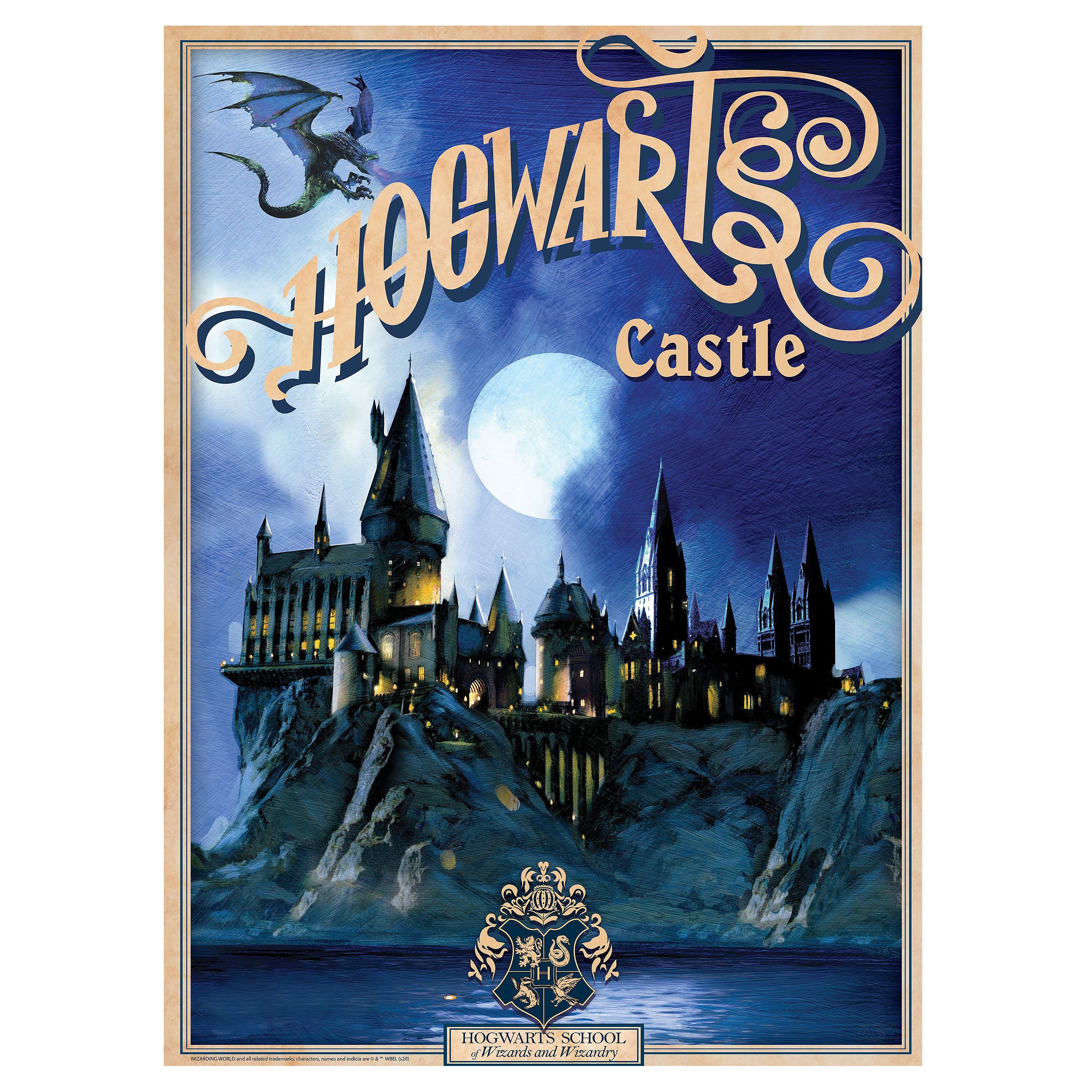 Product image Harry Potter - Hogwarts Castle & Diagon Alley Poster 2-piece set