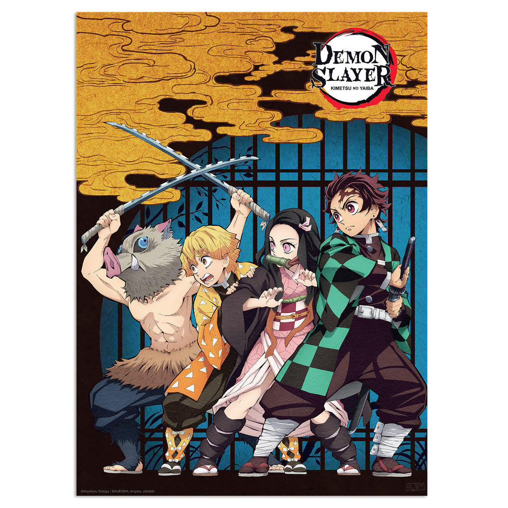 Produktbild Demon Slayer - Group & Duo Poster 2er Set