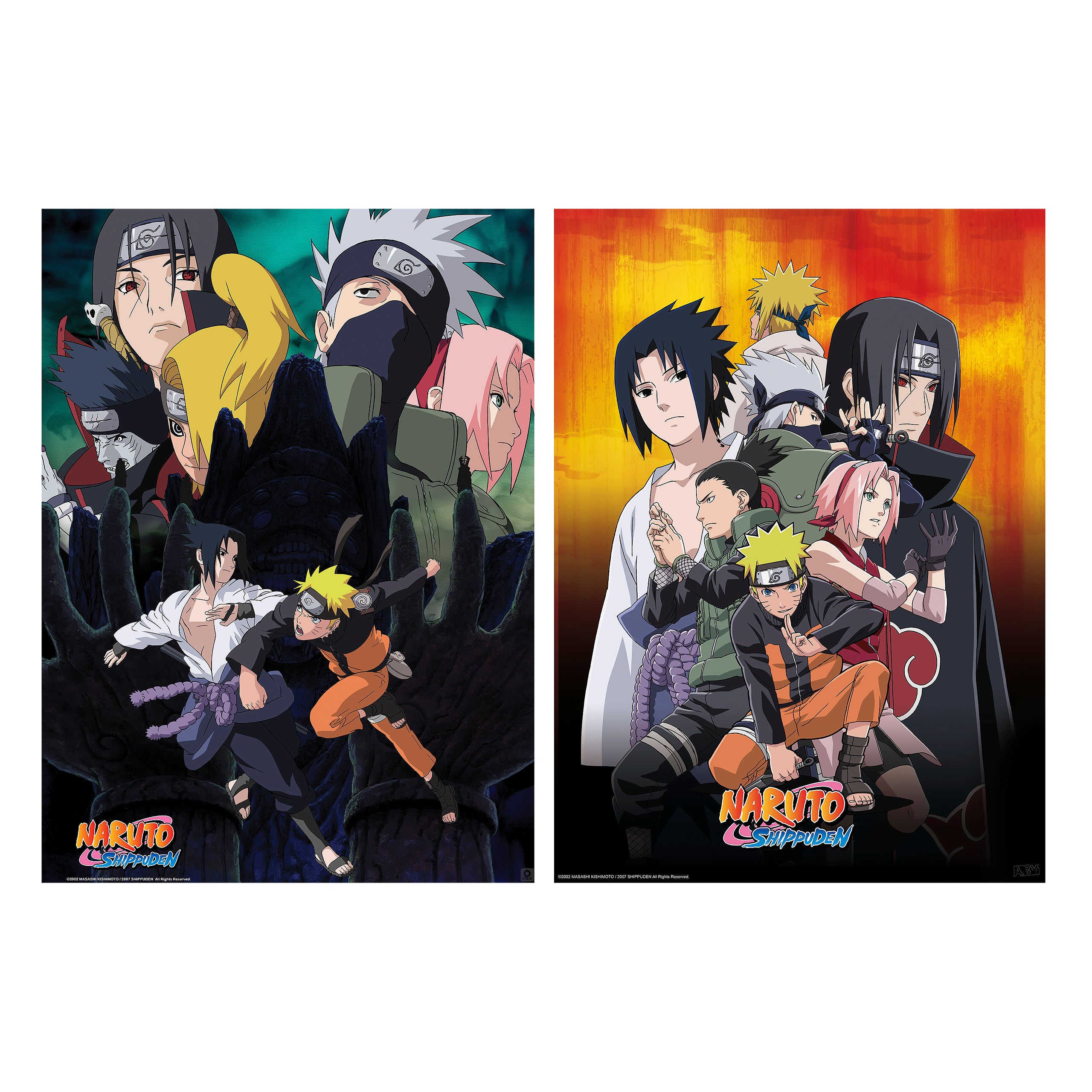 Produktbild Naruto Shippuden - Ninjas Poster 2er Set