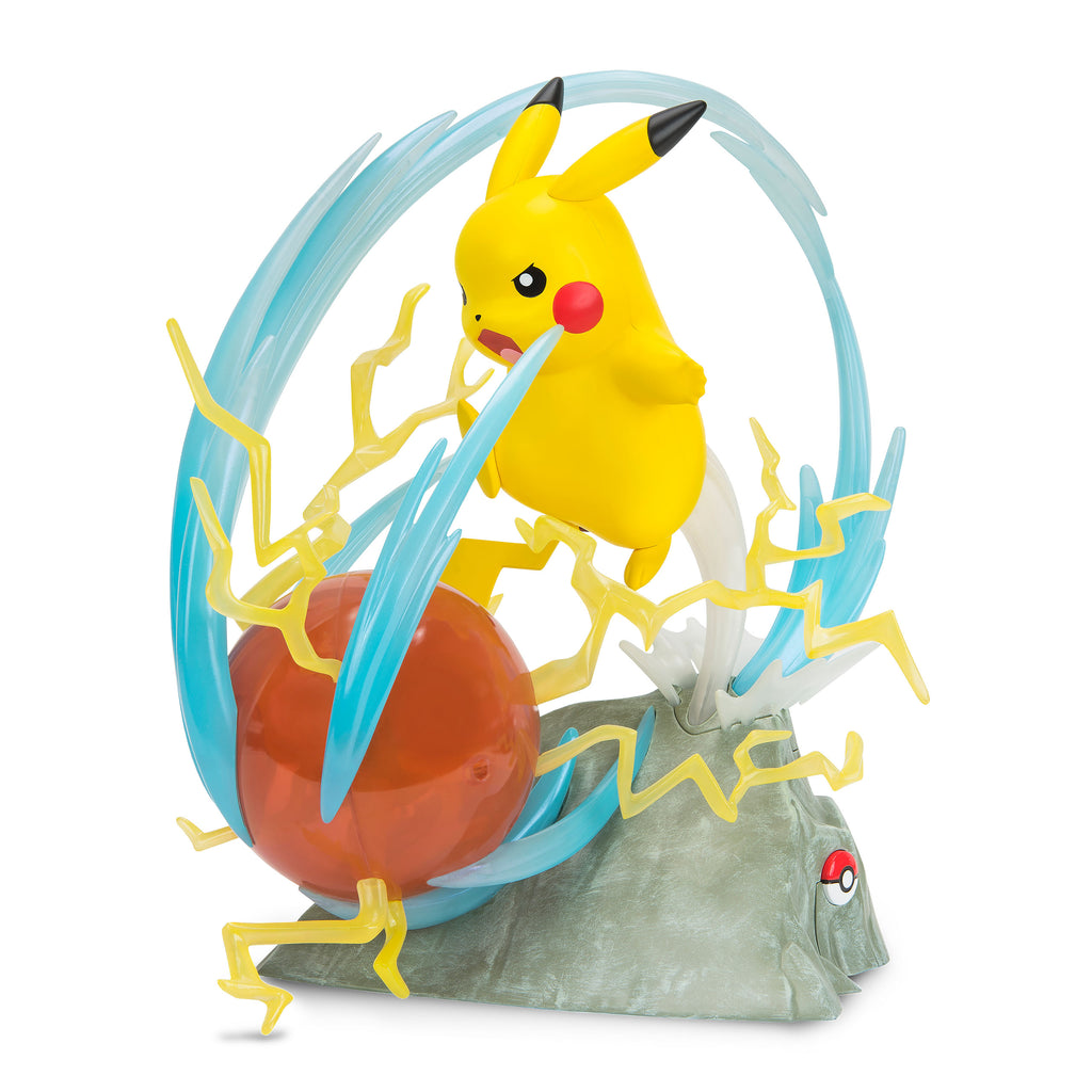 Produktbild Pokemon - Pikachu Jubiläum Statue Deluxe mit Leuchtfunktion 32 cm