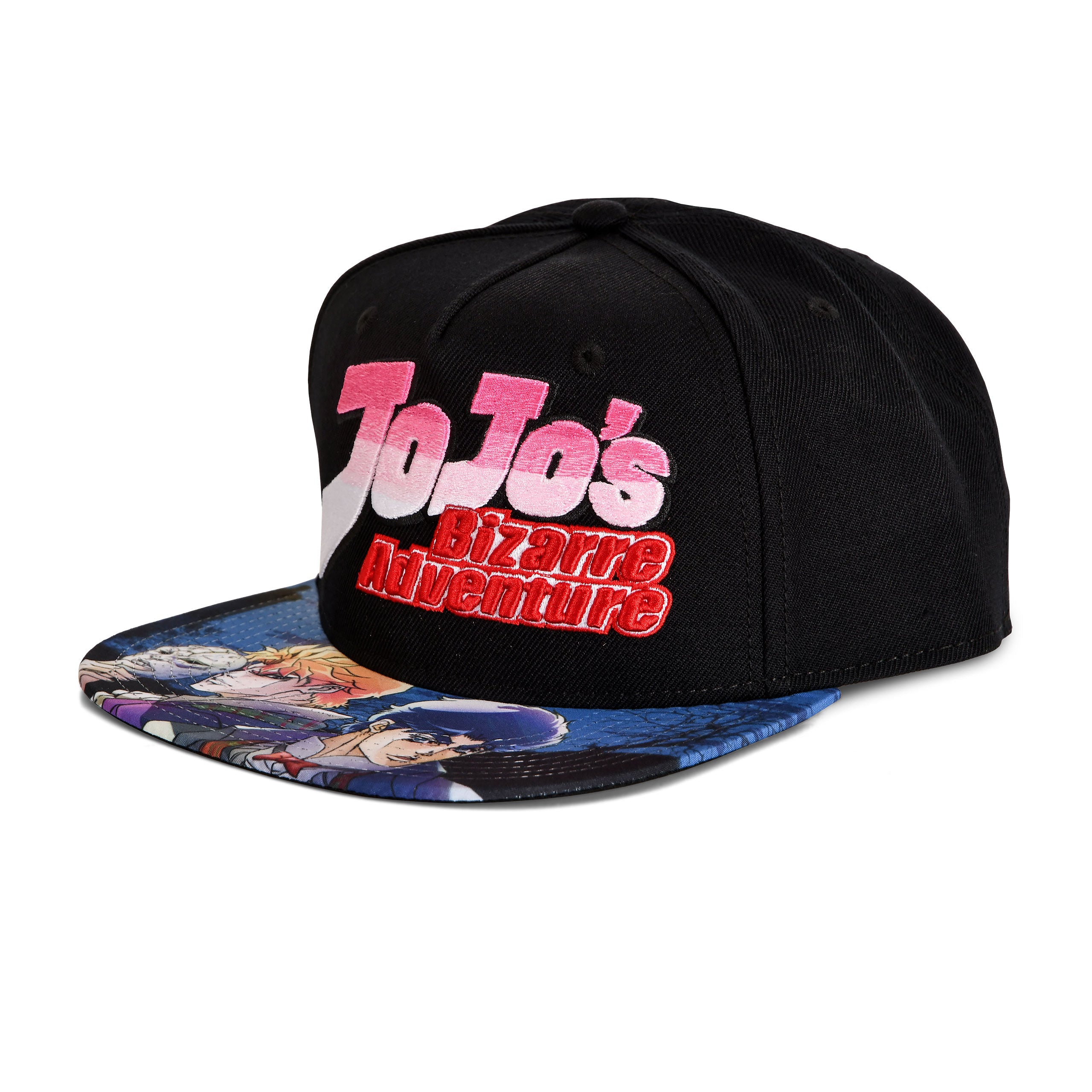 Produktbild JoJo's Bizarre Adventure - Logo Snapback Cap schwarz