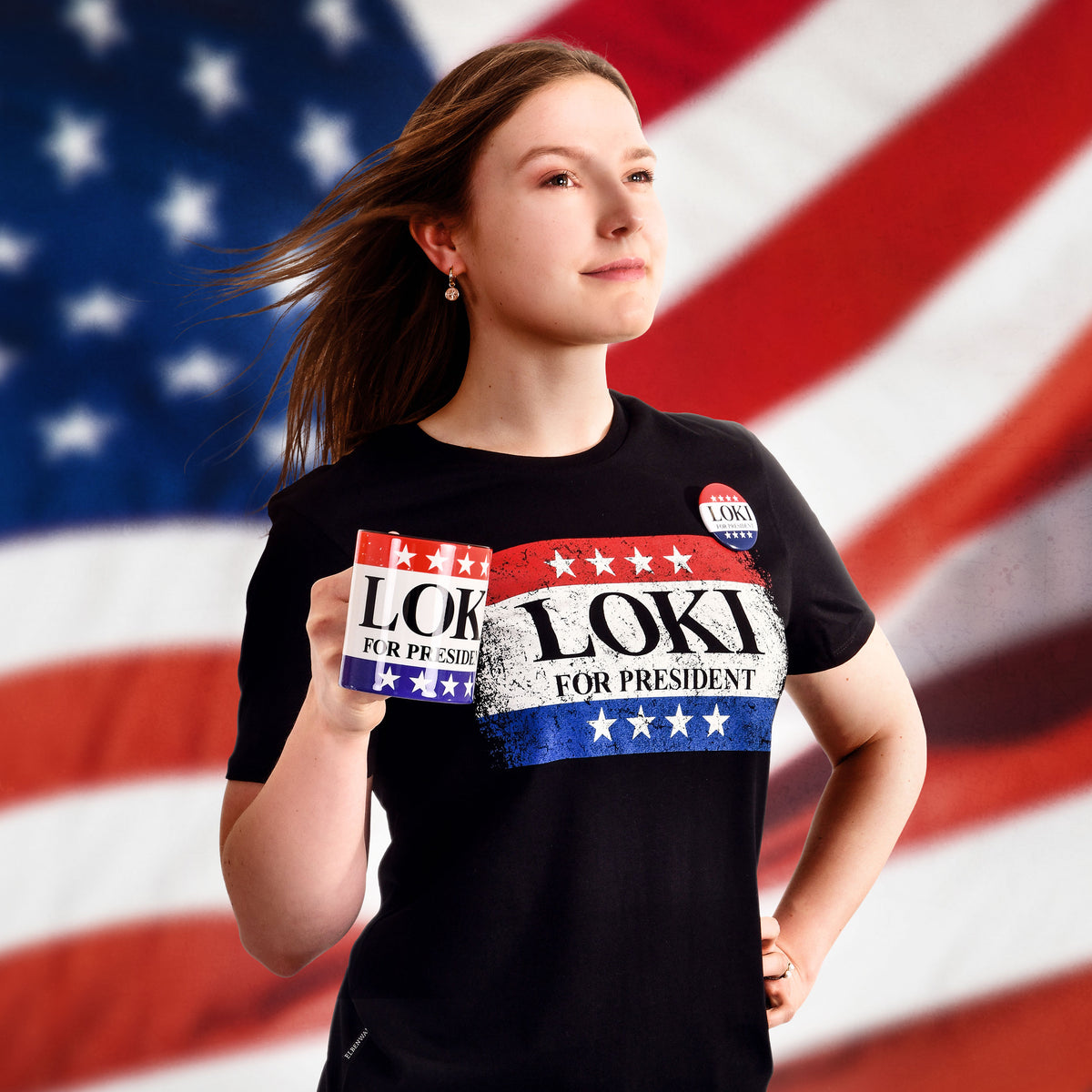 Produktbild For President Tasse für Loki Fans
