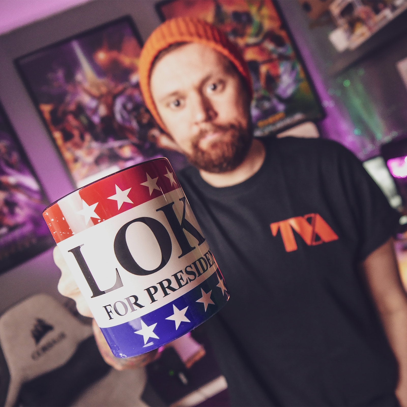 Produktbild For President Tasse für Loki Fans