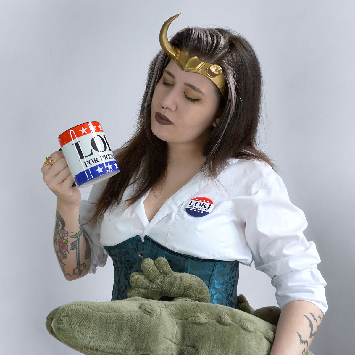 Produktbild For President Tasse für Loki Fans
