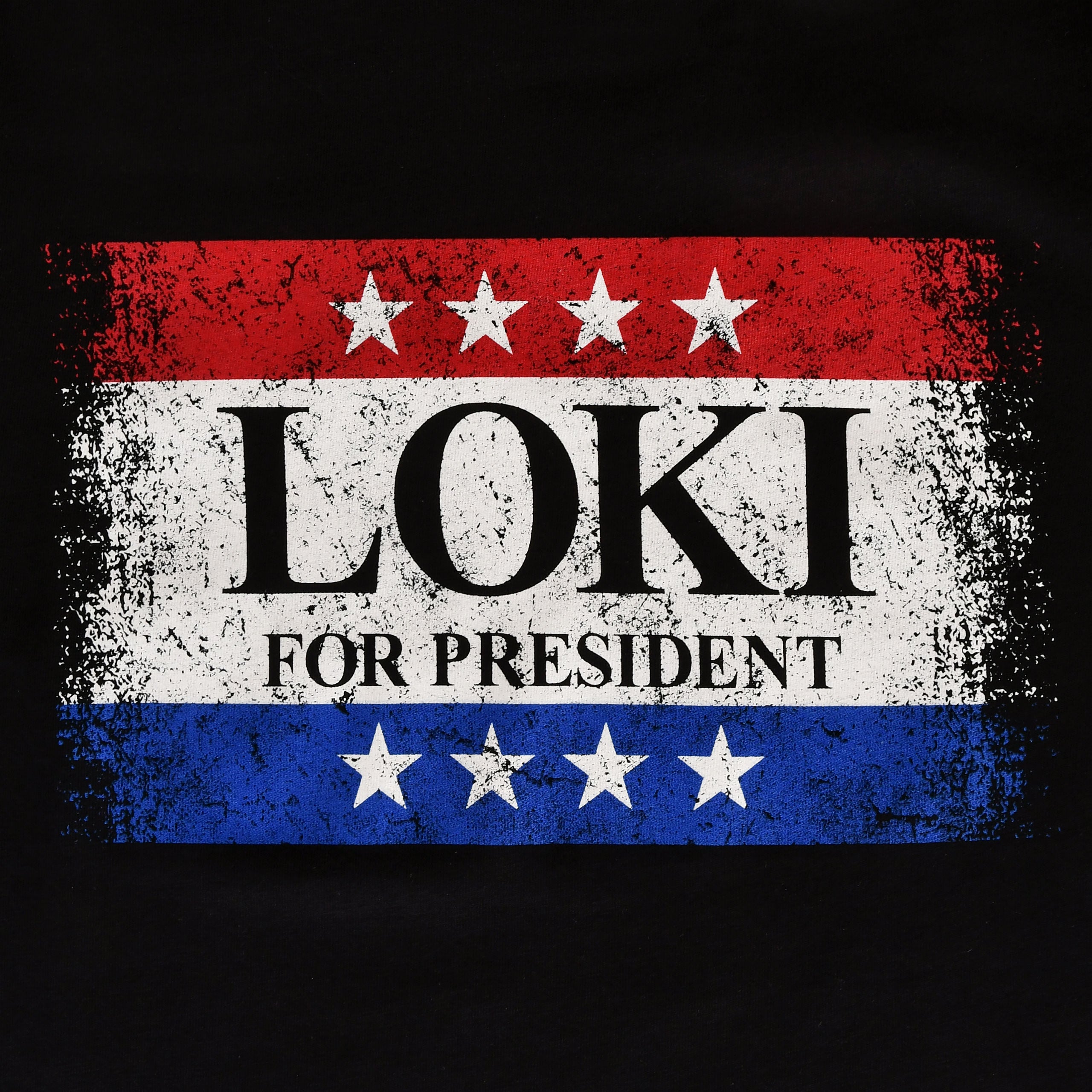 Produktbild For President T-Shirt schwarz für Loki Fans