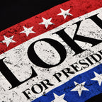 Produktbild For President T-Shirt schwarz für Loki Fans